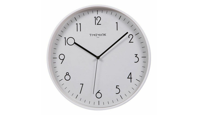 Sienas pulkstenis Timemark Balts (30 x 30 cm)