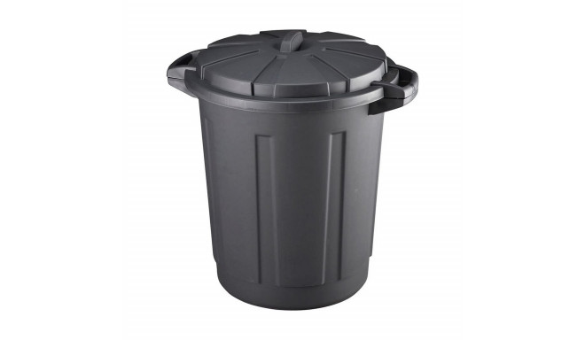 Waste bin Mondex Black Multicolour polypropylene 80 L