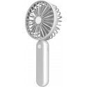 Platinet fan with battery 1200mAh, white/grey (45246) (open package)