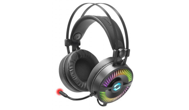 Speedlink headset Quyre RGB 7.1, black (SL-860006-BK) (opened package)