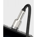 Baseus Cafule Metal Data cable USB Type C - Lightning 20 W Power Delivery 1 m black (CATLJK-A01)