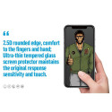 Mr. Monkey Glass kaitseklaas 5D Samsung Galaxy A54 5G Strong Lite, must