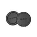 Caruba rear lens cap & body cap Canon EOS R