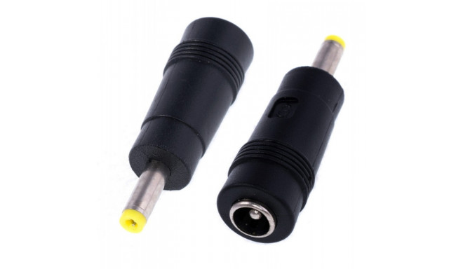 Adaptor for power supply, Out:5,5/2,5;straight;Input:5,5/2,1