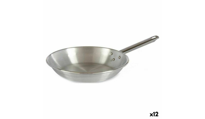 Pan Ø 24 cm Silver Aluminium 12 Units