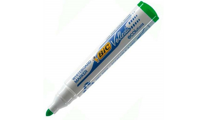Vedel kriidimarker Bic Velleda Ecolutions 1701 Roheline (12 Tükid, osad)