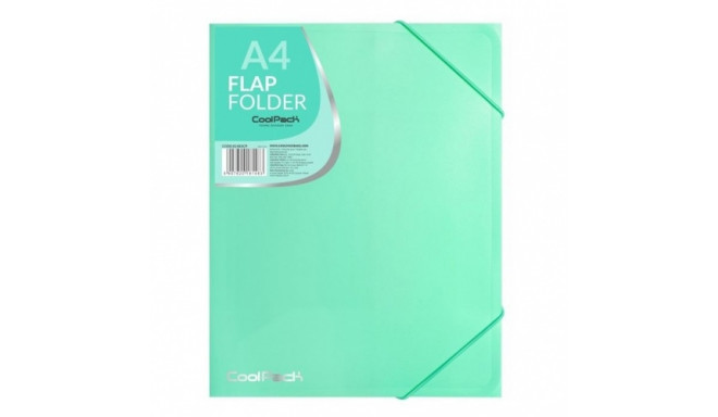 Coolpack flap folder PP, A4, pastel green