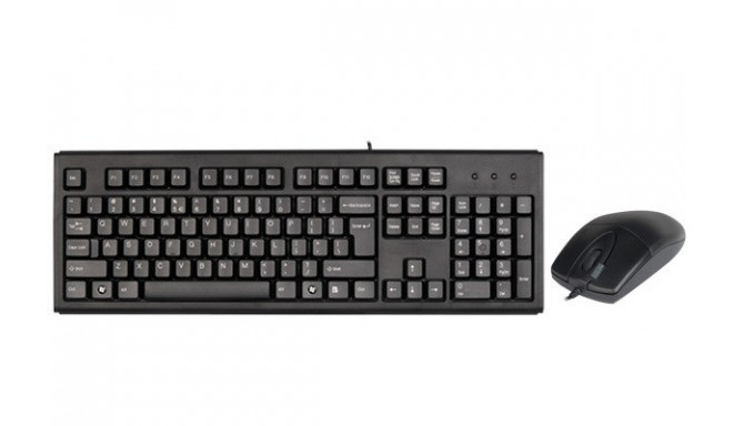 A4Tech KM-720620D klaviatuur USB QWERTY inglise must