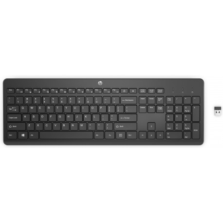 HP klaviatuur 230 juhtmevaba 100% täissuuruses, must