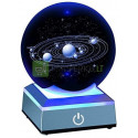 Öölamp 3D Laser Engraved Solar System