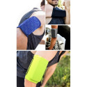 Elastic fabric armband armband for running fitness M navy blue