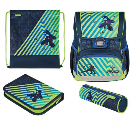 Herlitz koolikott-ranits Loop Plus - Funky Ninja, 16 l