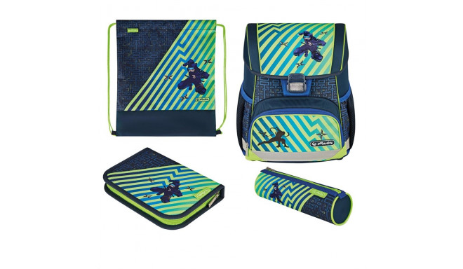 Herlitz koolikott-ranits Loop Plus - Funky Ninja, 16 l