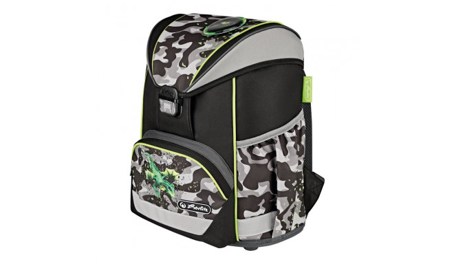 Herlitz skolas soma Ultralight - Camo Dragon, 15 l