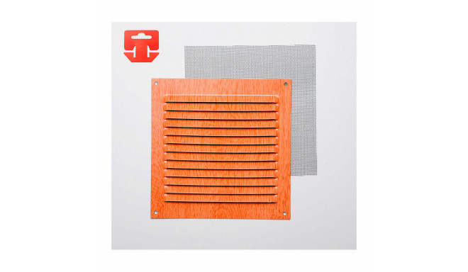 Grille Fepre Mosquito net Aluminium Beech (15 x 15 cm)