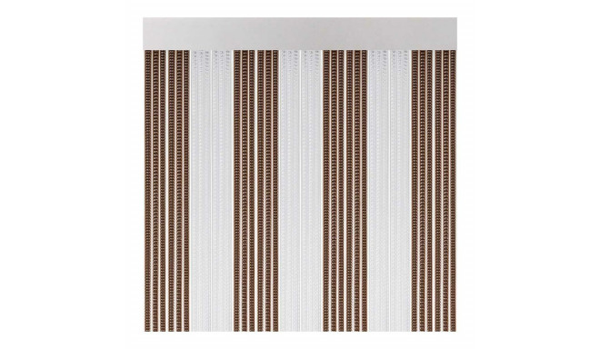 Curtain Acudam Lisboa Doors Crystal Brown Exterior PVC Aluminium 90 x 210 cm