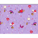 Tray DKD Home Decor Lilac PVC (48 x 38 x 7 cm)