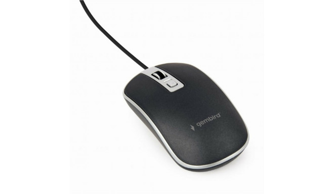 Juhtmega ja Optilise Sensoriga Hiir GEMBIRD MUS-4B-06-BS 1200 DPI (1 Ühikut)