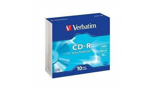 CD-R Verbatim CD-R Extra Protection 10 Units 700 MB 52x