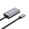 Adapter USB Unitek USB-C - USB-C Szary  (U305