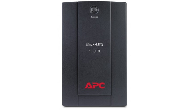 APC BACK-UPS 500VA,AVR, IEC OUTLETS, EU MEDIUM