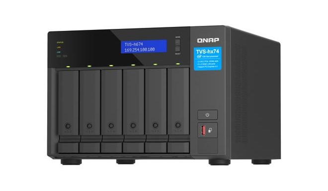 QNAP TVS-h674 NAS Tower Ethernet LAN Black i3-12100
