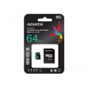 Adata memory card microSDXC 64GB UHS-I U3 V30S A2 + adapter