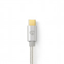 USB 3.2 Gen 1 | USB-C™ Male | USB-C™ Male | 4K@60Hz | 5 Gbps | Gold Plated | 2.00 m | Round | Braide