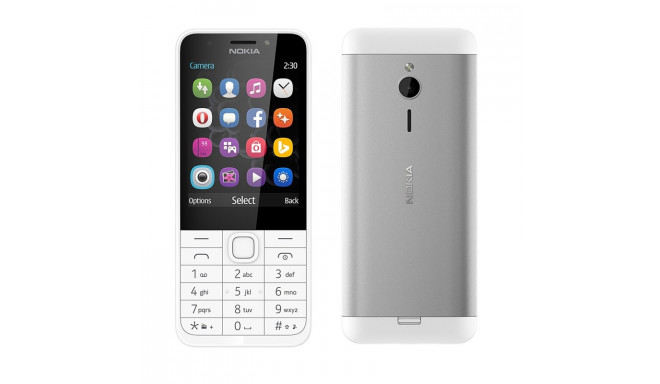 Mobile phone 230 DS silver-white