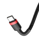 Baseus cable Cafule PD USB-C - USB-C 2,0 m red-black 60W