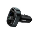 Baseus transmiter FM T-Type Bluetooth MP3 car charger black