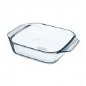 Serving Platter Pyrex Irresistible Squared 29,2 x 22,7 x 6,8 cm Transparent Glass (6 Units)