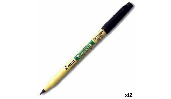 Marker pen/felt-tip pen Pilot Permawash Black (12 Units)