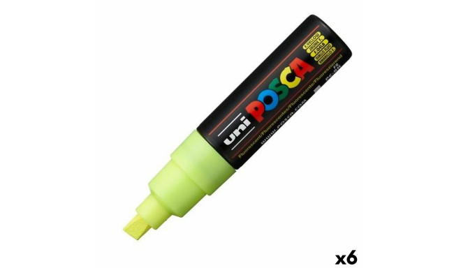 Marker POSCA PC-8K Fluor Kollane (6 Ühikut)