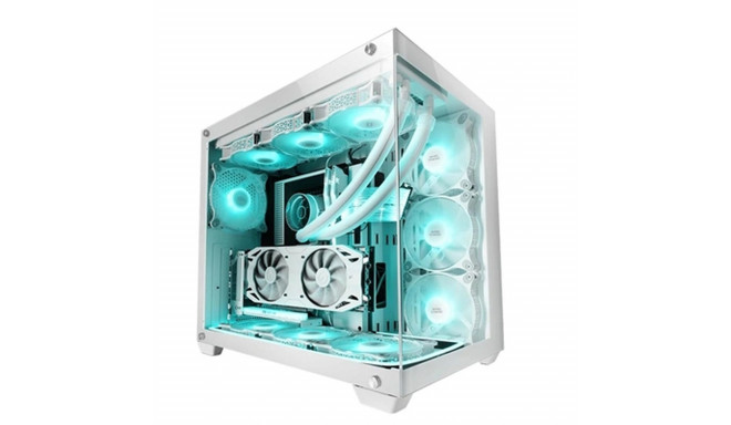 ATX Semi-tower Korpus Mars Gaming MCV4 XXL PREMIUM Valge