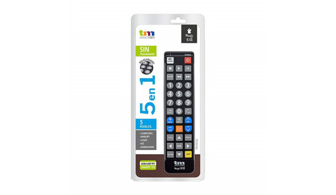 Remote control TM Electron SAMSUNG, LG, PHILIPS, SONY, PANASONIC Black