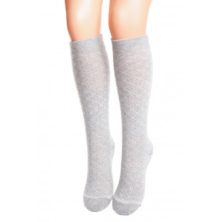 SOKISAHTEL PILLE hallid puuvillased põlvikud lastele 438