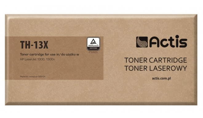 Actis TH-13X tooner (asendus HP 13X Q2613X; standard; 4000 lehekülge; must)