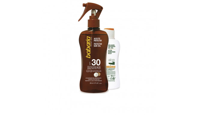 BABARIA SOLAR ACEITE COCO SPF30 LOTE 2 pz