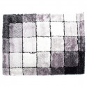 Ковер DKD Home Decor 160 x 230 x 2 cm Чёрный полиэстер Белый В клетку