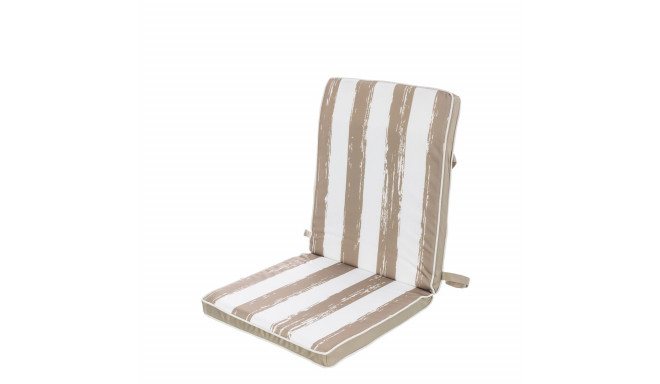 Chair cushion Stripes 90 x 40 x 4 cm Beige