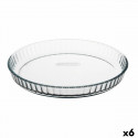 Oven Mould Pyrex Classic Circular Flat 27,7 x 27,7 x 3,5 cm Transparent (6 Units)