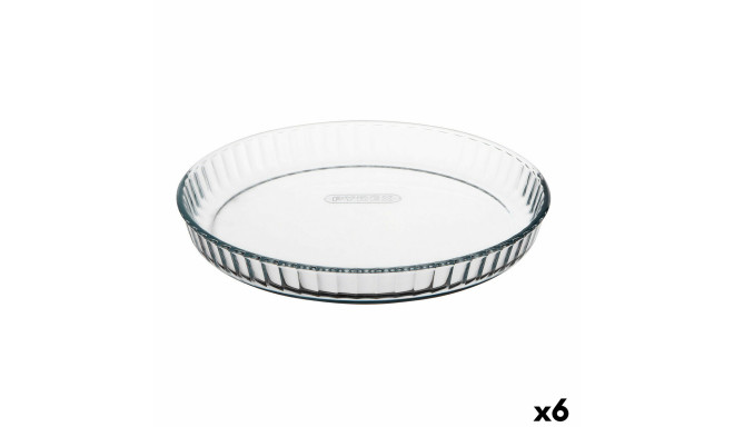 Koogivorm Pyrex Classic Vidrio Läbipaistev Klaas Lame Ringjas 27,7 x 27,7 x 3,5 cm 6 Ühikut