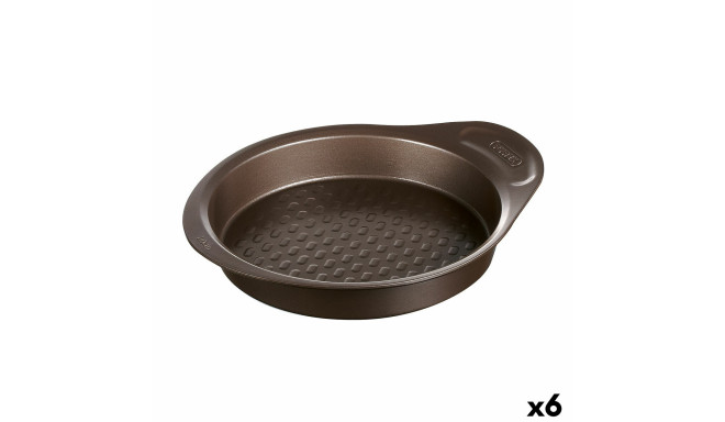 Koogivorm Pyrex Asimetria Must Metall Ringjas Ø 26 cm 6 Ühikut