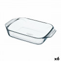 Krāsns Trauks Pyrex Irresistible Taisnstūra 27,5 x 16,9 x 6 cm Caurspīdīgs Stikls (6 gb.)