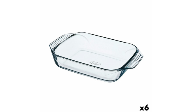 Форма для выпечки Pyrex Irresistible Прозрачный Cтекло Прямоугольный 35 x 23,1 x 6,5 cm (6 штук)