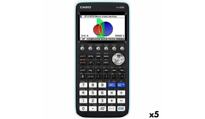 Grafiskais kalkulators Casio FX-CG50 18,6 x 8,9 x 18,85 cm Melns (5 gb.)