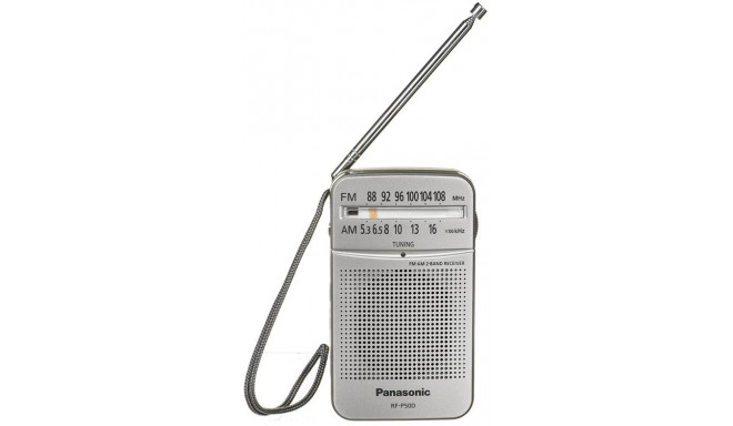 Panasonic raadio RF-P50D, hõbedane