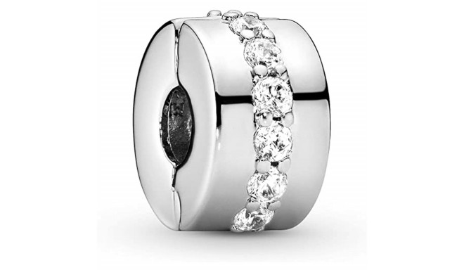 Naiste Amuletid Pandora CLEAR SPARKLING ROW CLIP