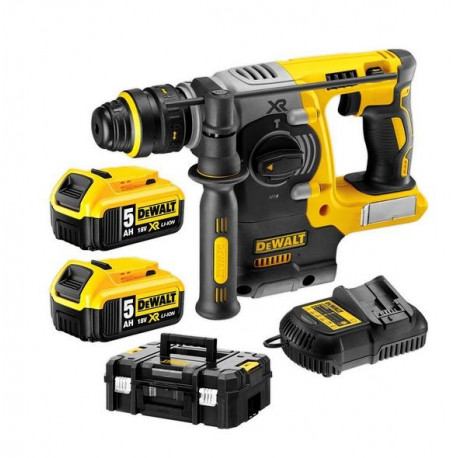 DEWALT. HAMMER SDS+ 18V DCH274P2T 2.1J 2x5Ah HANDLESS. + HANDLE, TSTAK